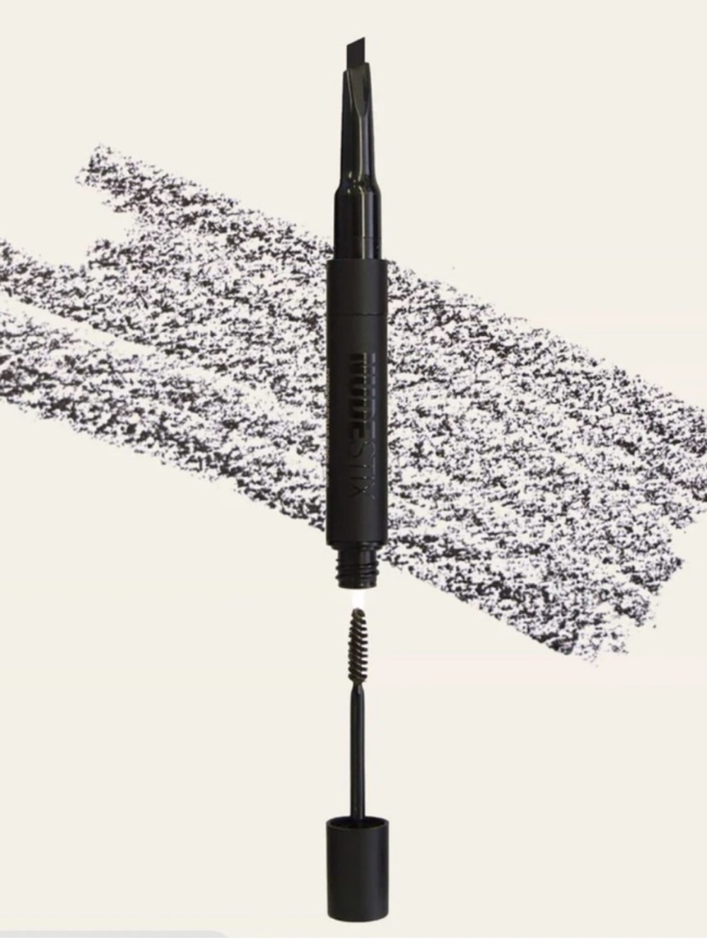 NUDESTIX STYLUS EYEBROW PENCIL & GEL in BROWN BLACK 0.2g/2.5ml BRAND NEW/SEALED